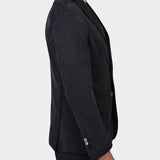 Cotton Two Button Suit - Black