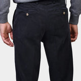 Cotton Two Button Suit - Black