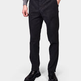 Cotton Two Button Suit - Black