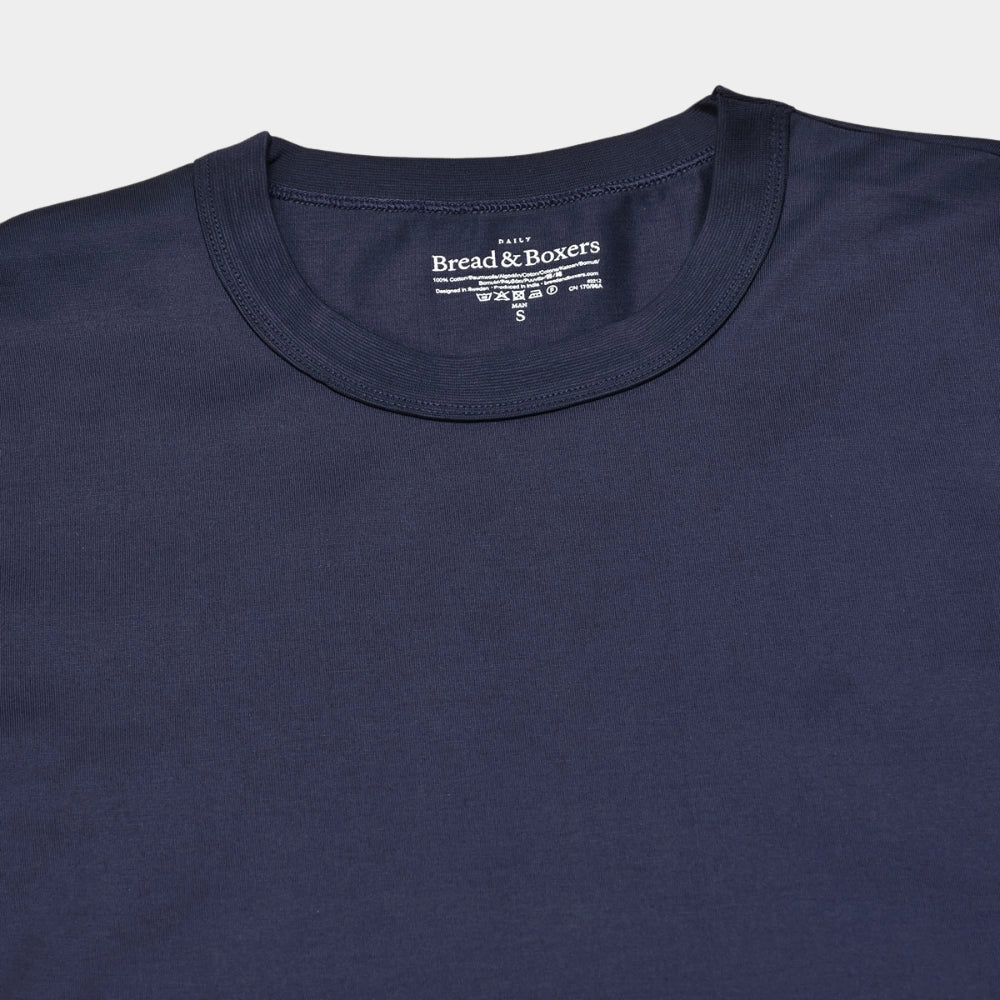 Crew-Neck Pima - Navy - Hugo Sthlm