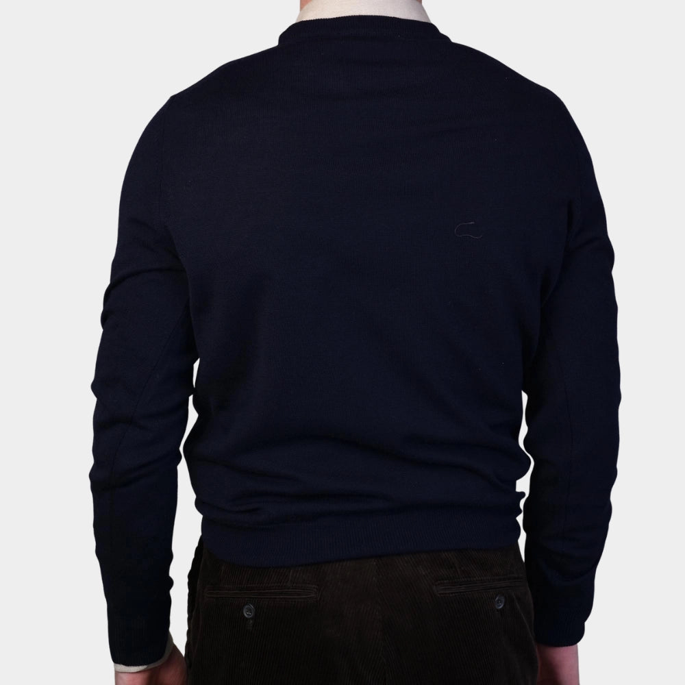 Crewneck 12 GG Merino - Navy - Hugo Sthlm