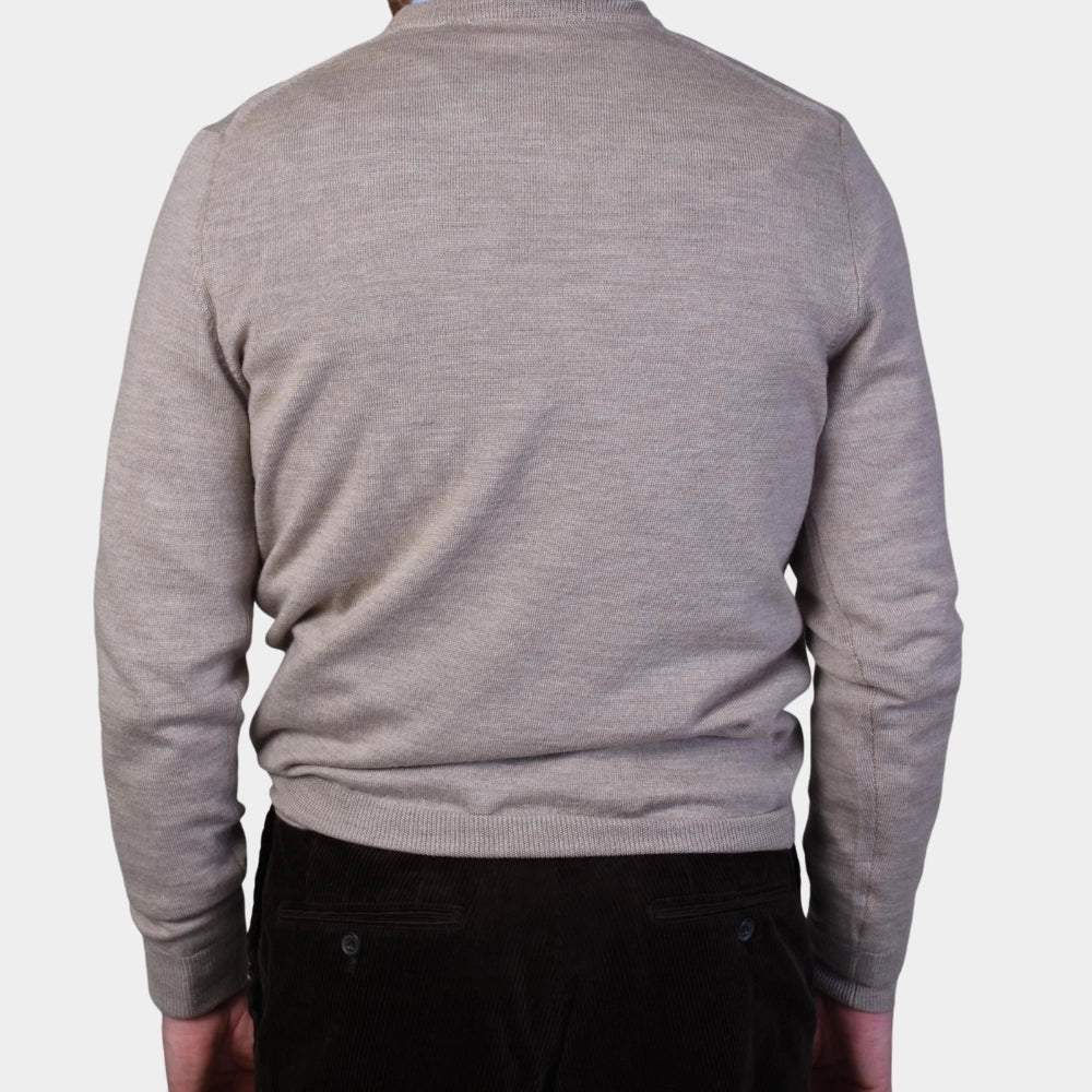 Crewneck 12 GG Merino - Sand - Hugo Sthlm