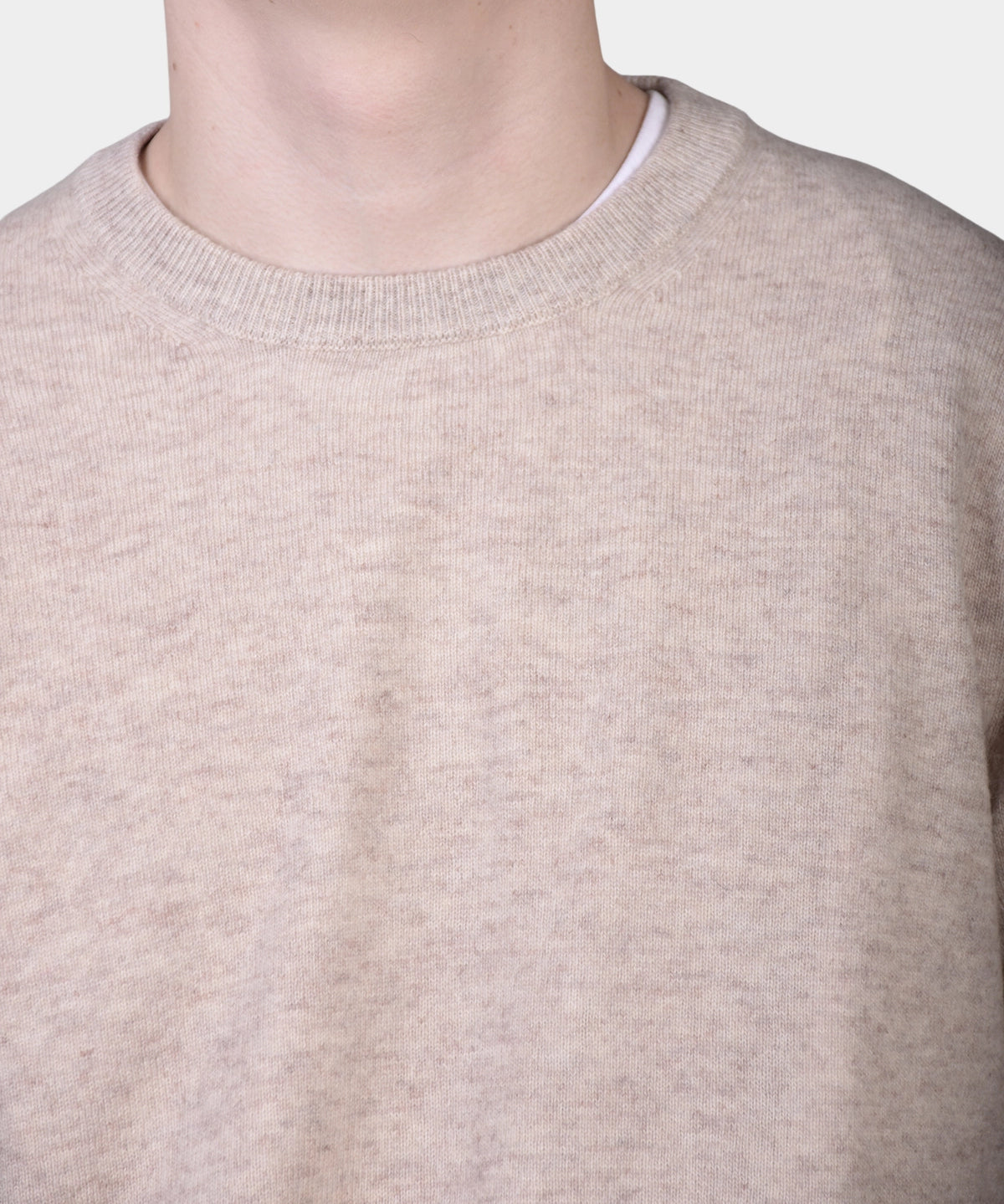 Crewneck 12 GG Cash Blend - Beige - Hugo Sthlm