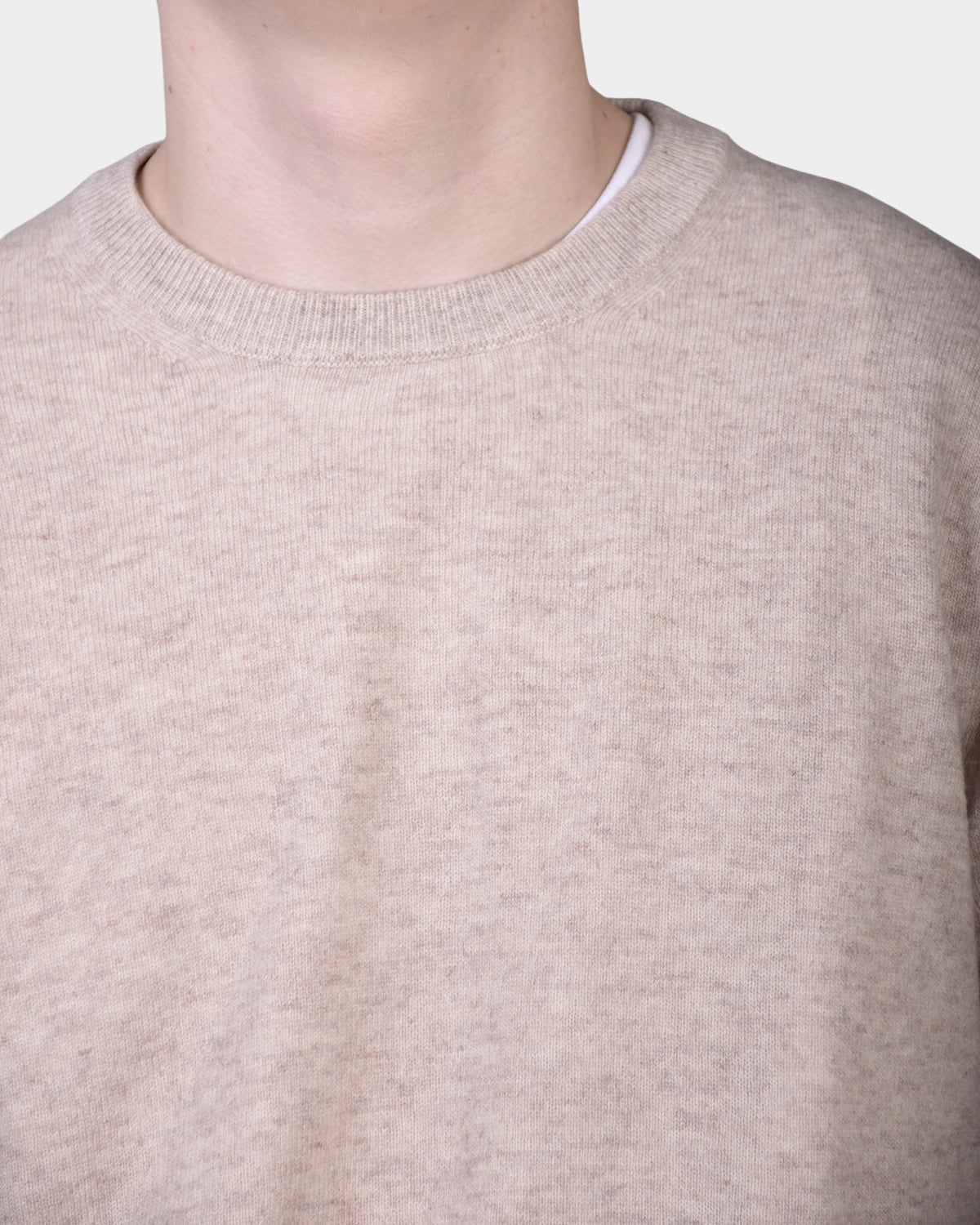 Crewneck 12 GG Cash Blend - Beige - Hugo Sthlm