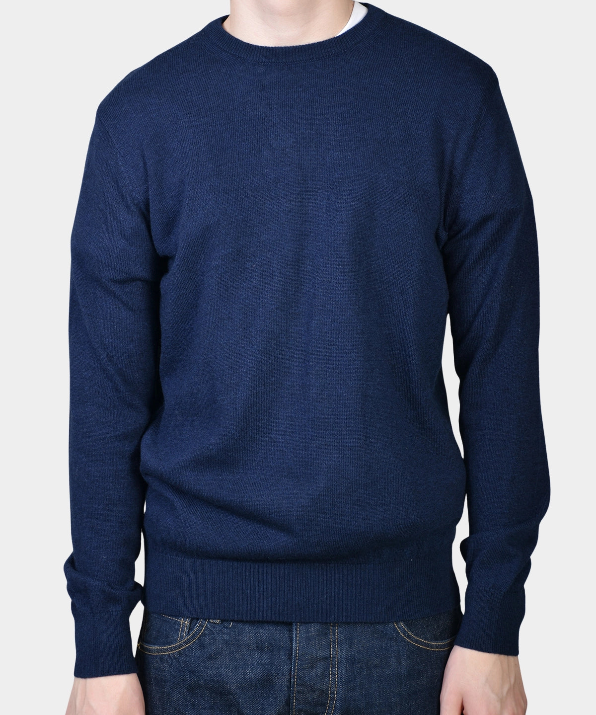 Crewneck 12 GG Cash Blend - Denim - Hugo Sthlm