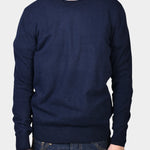 Crewneck 12 GG Lambswool - Navy - Hugo Sthlm