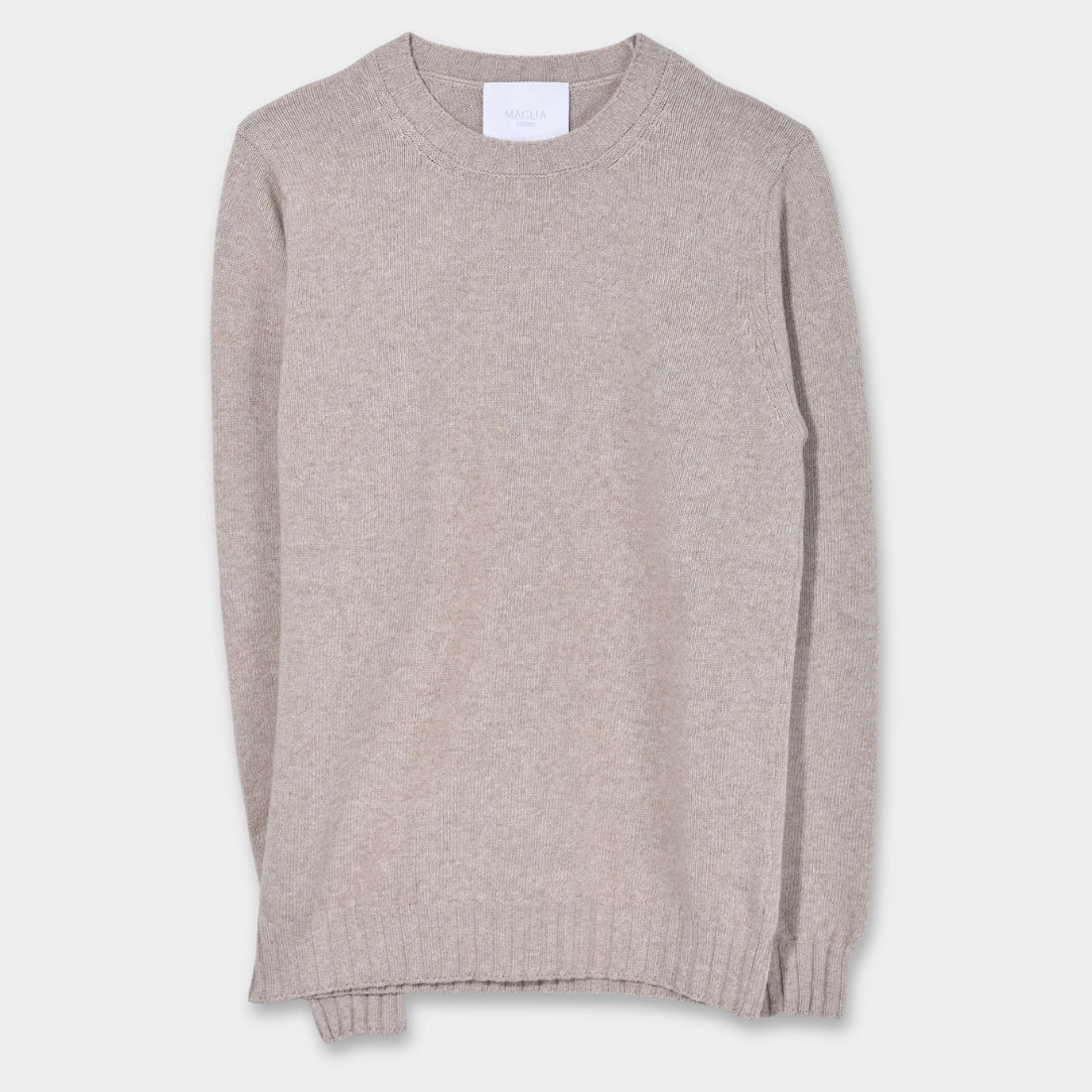 Crewneck 90 Wool 10 Cashmere - Beige - Hugo Sthlm