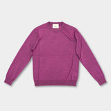 Crewneck Cashmere Silk 18 GG - Lilac