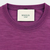 Crewneck Cashmere Silk 18 GG - Lilac