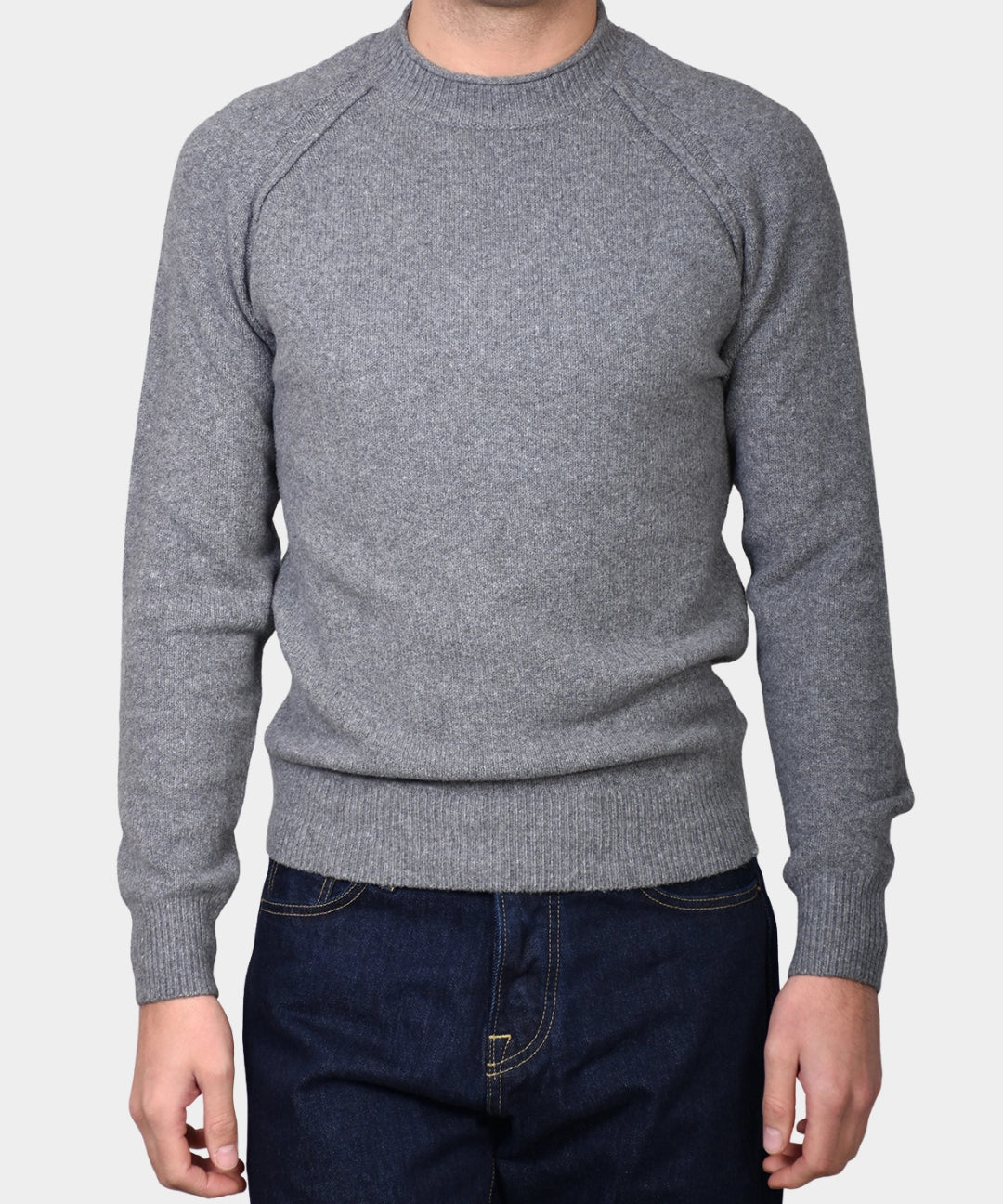 Crewneck Wool Turtel Neck - Grey - Hugo Sthlm