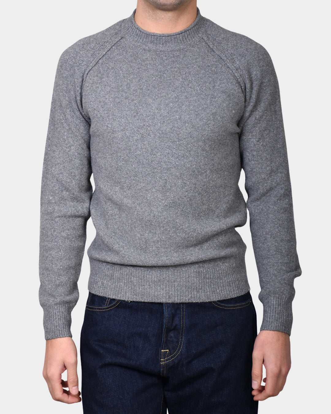 Crewneck Wool Turtel Neck - Grey - Hugo Sthlm