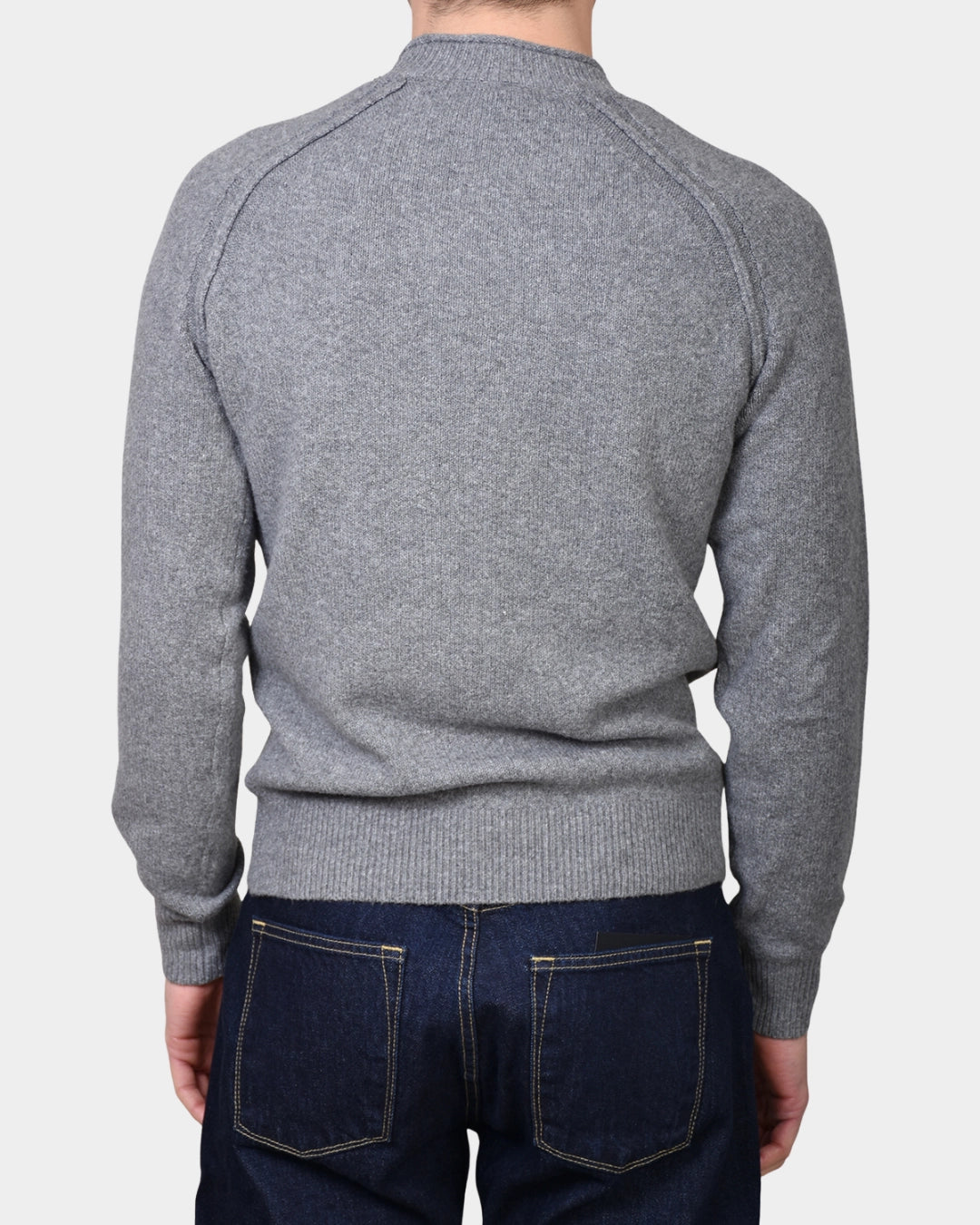 Crewneck Wool Turtel Neck - Grey - Hugo Sthlm