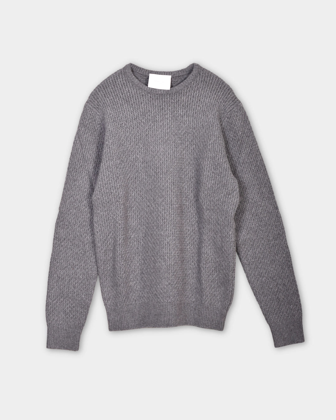 Crewneck Cashmere Blend - Grey - Hugo Sthlm