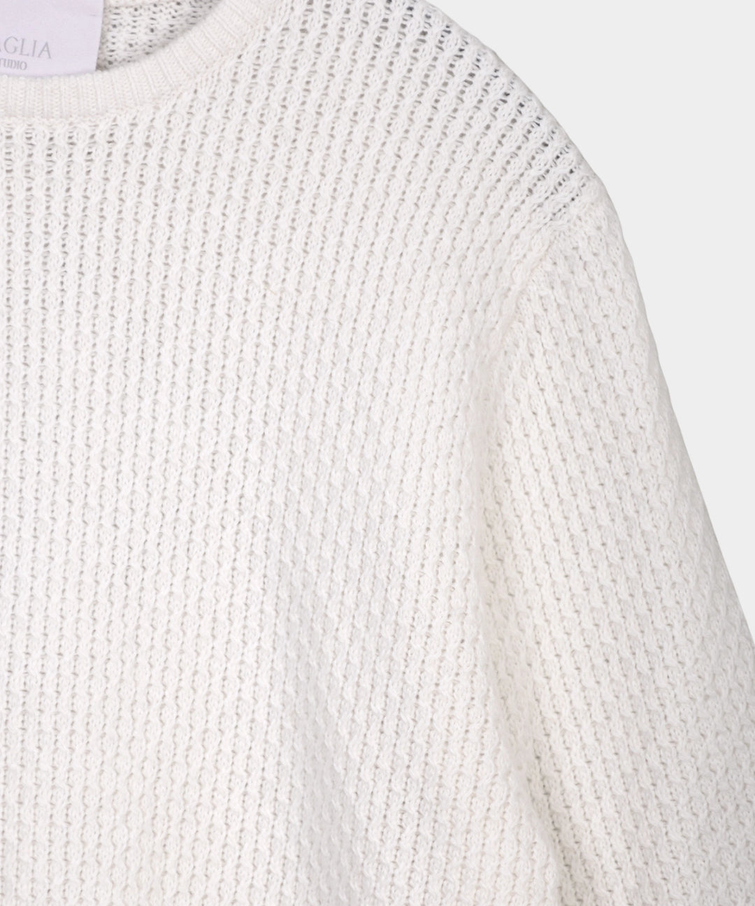 Crewneck Cashmere Blend - White - Hugo Sthlm