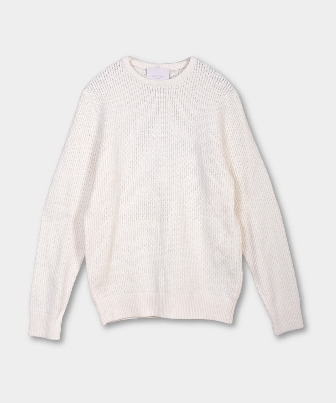 Crewneck Cashmere Blend - White - Hugo Sthlm