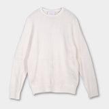 Crewneck Cashmere Blend - White - Hugo Sthlm