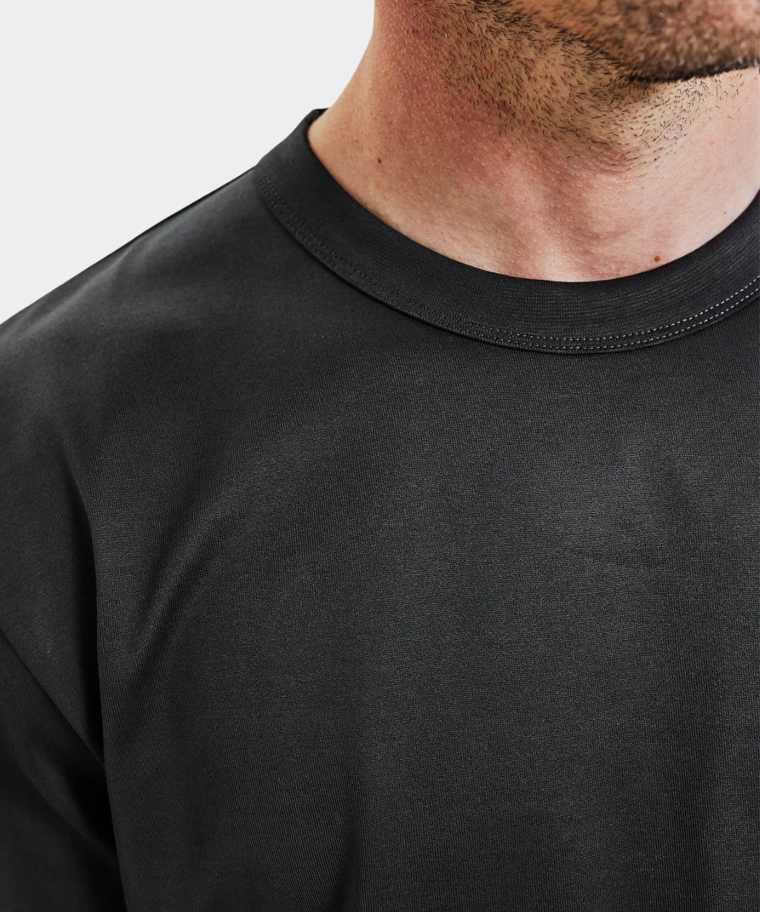 Crew-Neck Pima - Charcoal - Hugo Sthlm