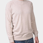 Crewneck Raglan Merino Cashmere - Sand - Hugo Sthlm