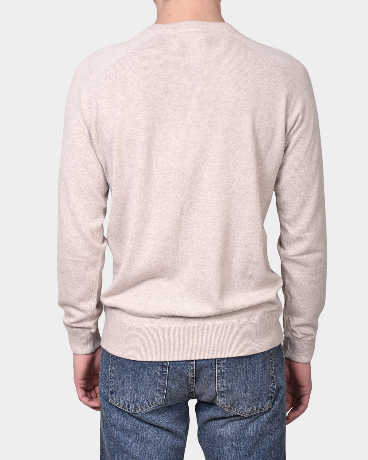 Crewneck Raglan Merino Cashmere - Sand - Hugo Sthlm