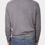 Crewneck Raglan Merino Cashmere - Grey - Hugo Sthlm
