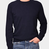 Crewneck Raglan Merino Cashmere - Navy - Hugo Sthlm