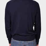 Crewneck Raglan Merino Cashmere - Navy - Hugo Sthlm