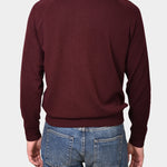 Crewneck Raglan Merino Cashmere - Wine - Hugo Sthlm