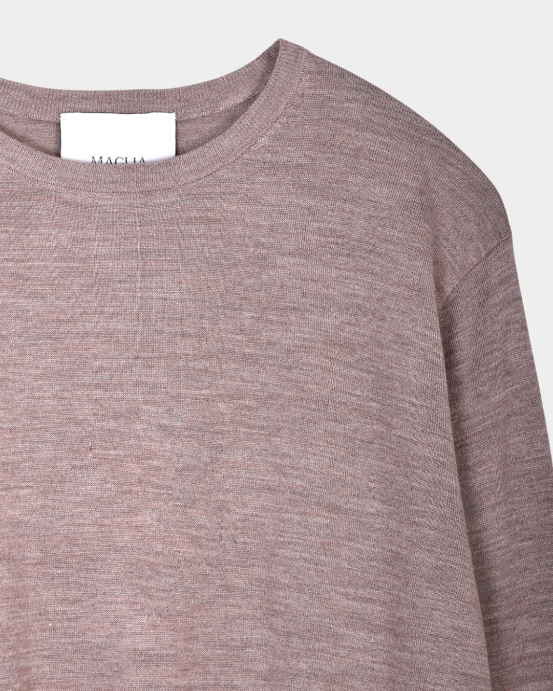 Crewneck Silk/Cashmere - Beige - Hugo Sthlm