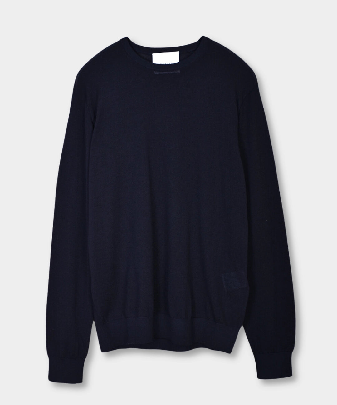 Crewneck Silk/Cashmere - Navy - Hugo Sthlm