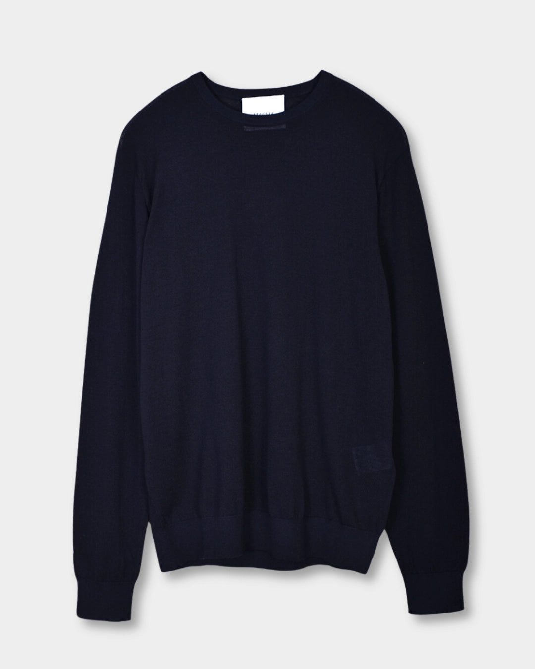 Crewneck Silk/Cashmere - Navy - Hugo Sthlm