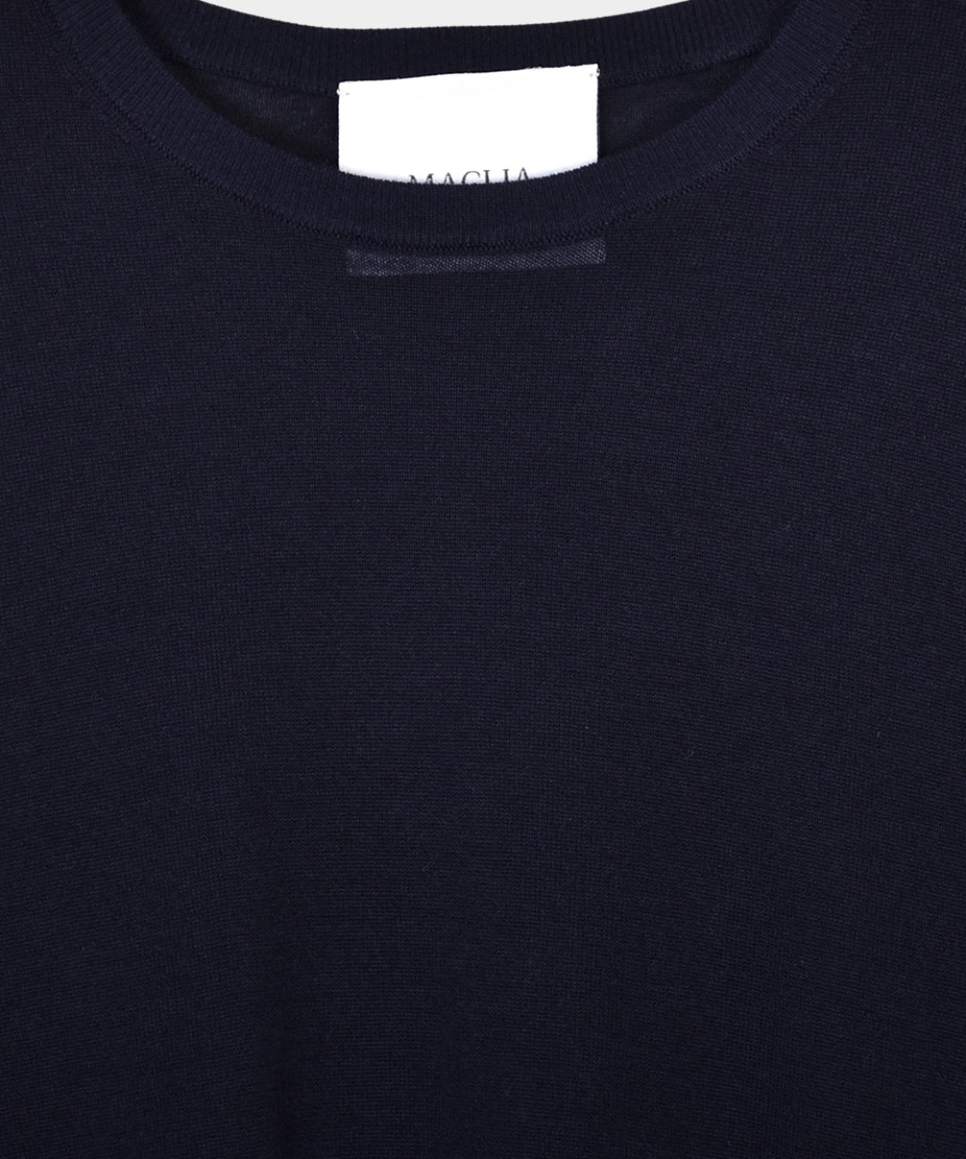 Crewneck Silk/Cashmere - Navy - Hugo Sthlm