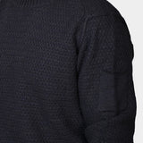Crewneck Slub Knit Chunky - Navy - Hugo Sthlm
