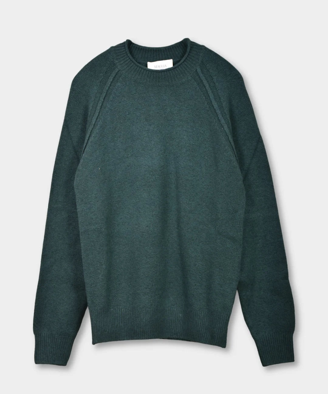 Crewneck Wool Turtel Neck - Green - Hugo Sthlm