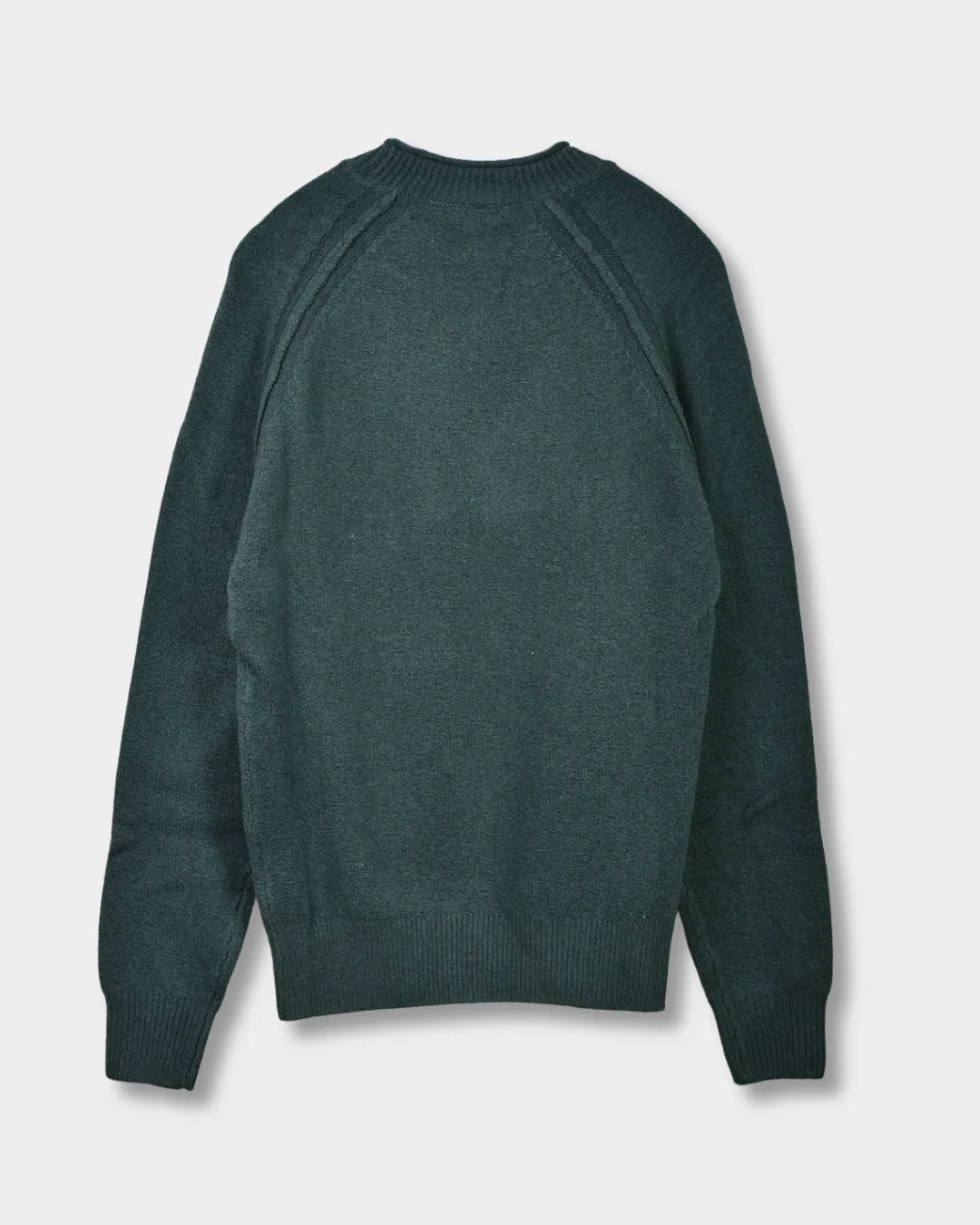 Crewneck Wool Turtel Neck - Green - Hugo Sthlm