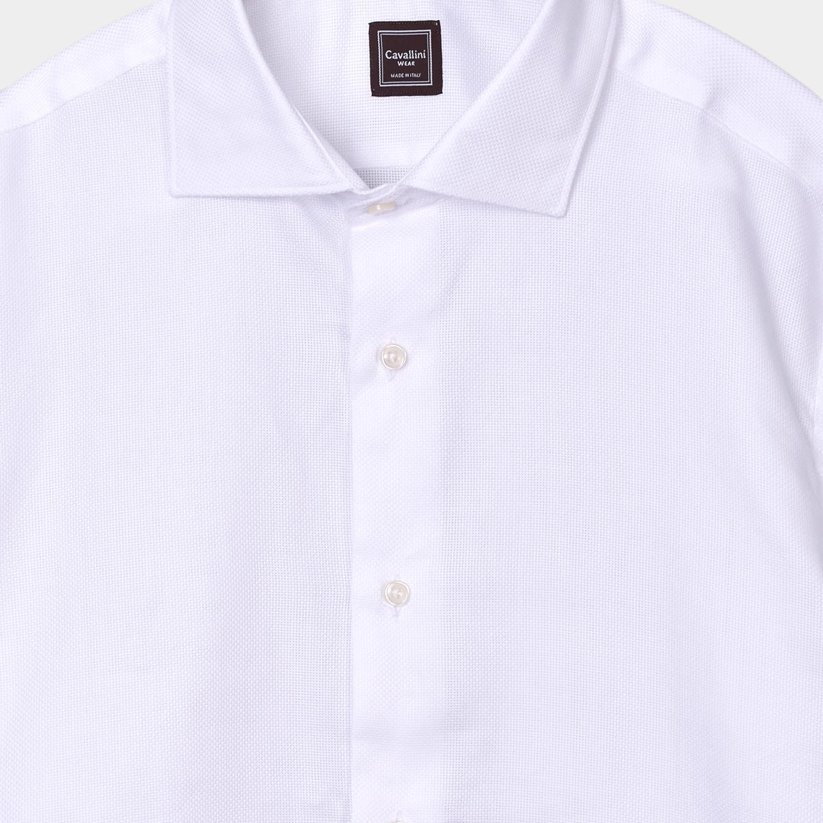 Cutaway Oxford Shirt - White - Hugo Sthlm