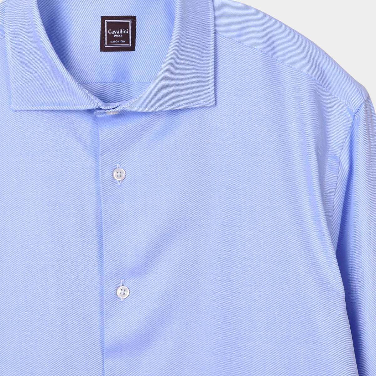 Cutaway Twill Shirt - Blue - Hugo Sthlm