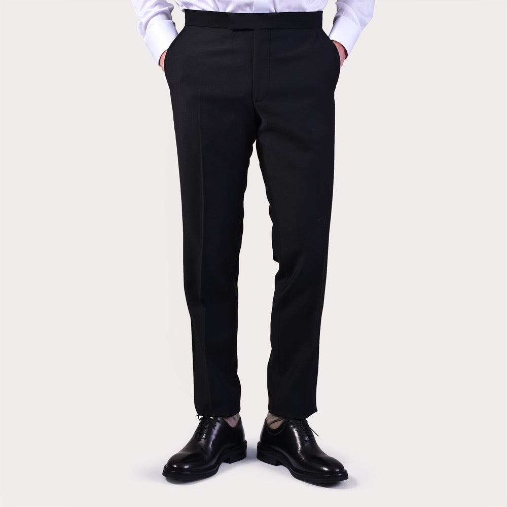 Denz Tuxedo Trouser - Black - Hugo Sthlm