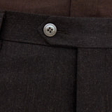 Dandy Turn Up Trouser - Chocolate Brown