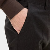 Dandy Turn Up Trouser - Chocolate Brown