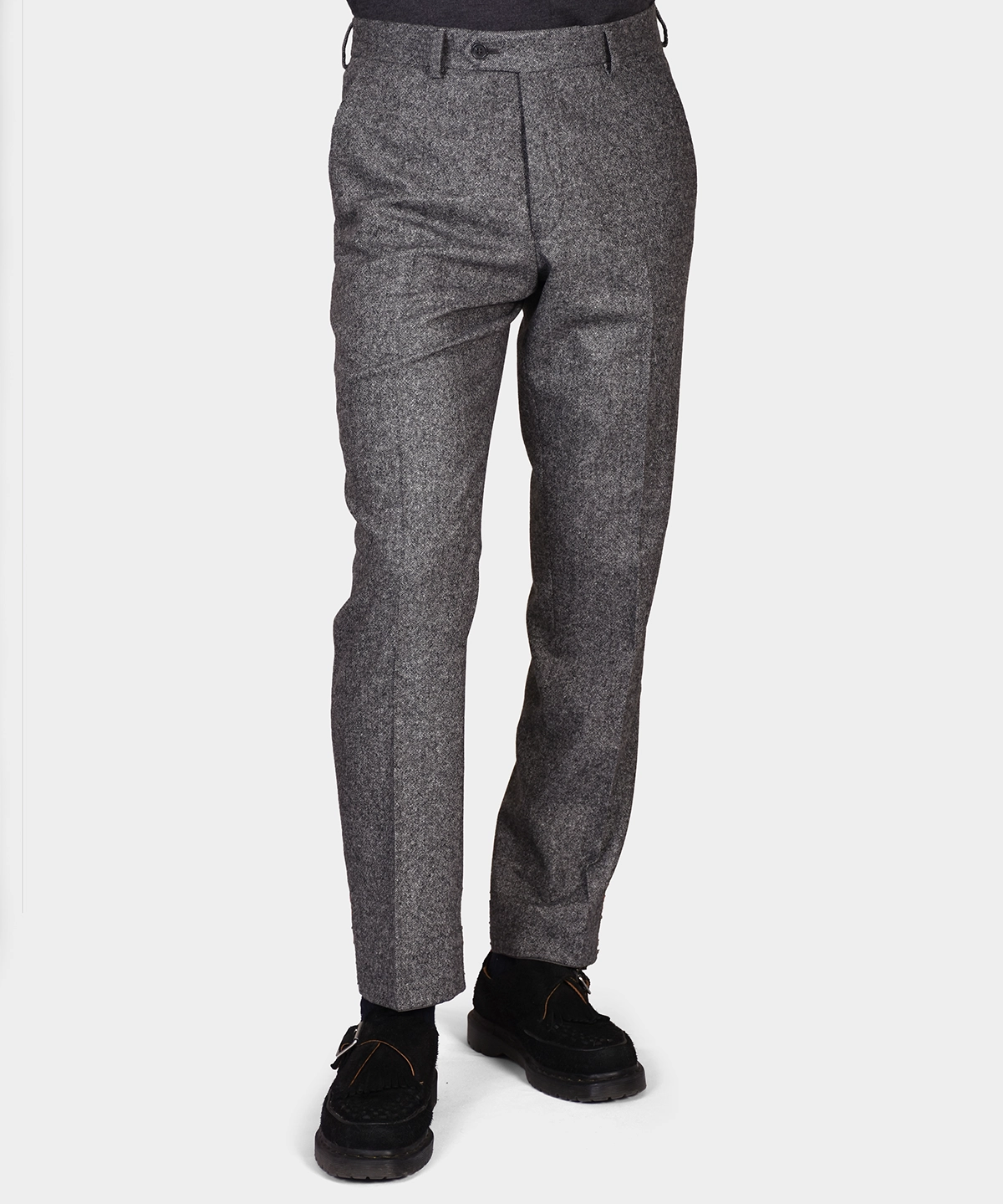 Dandy Trousers - Melange Grey - Hugo Sthlm