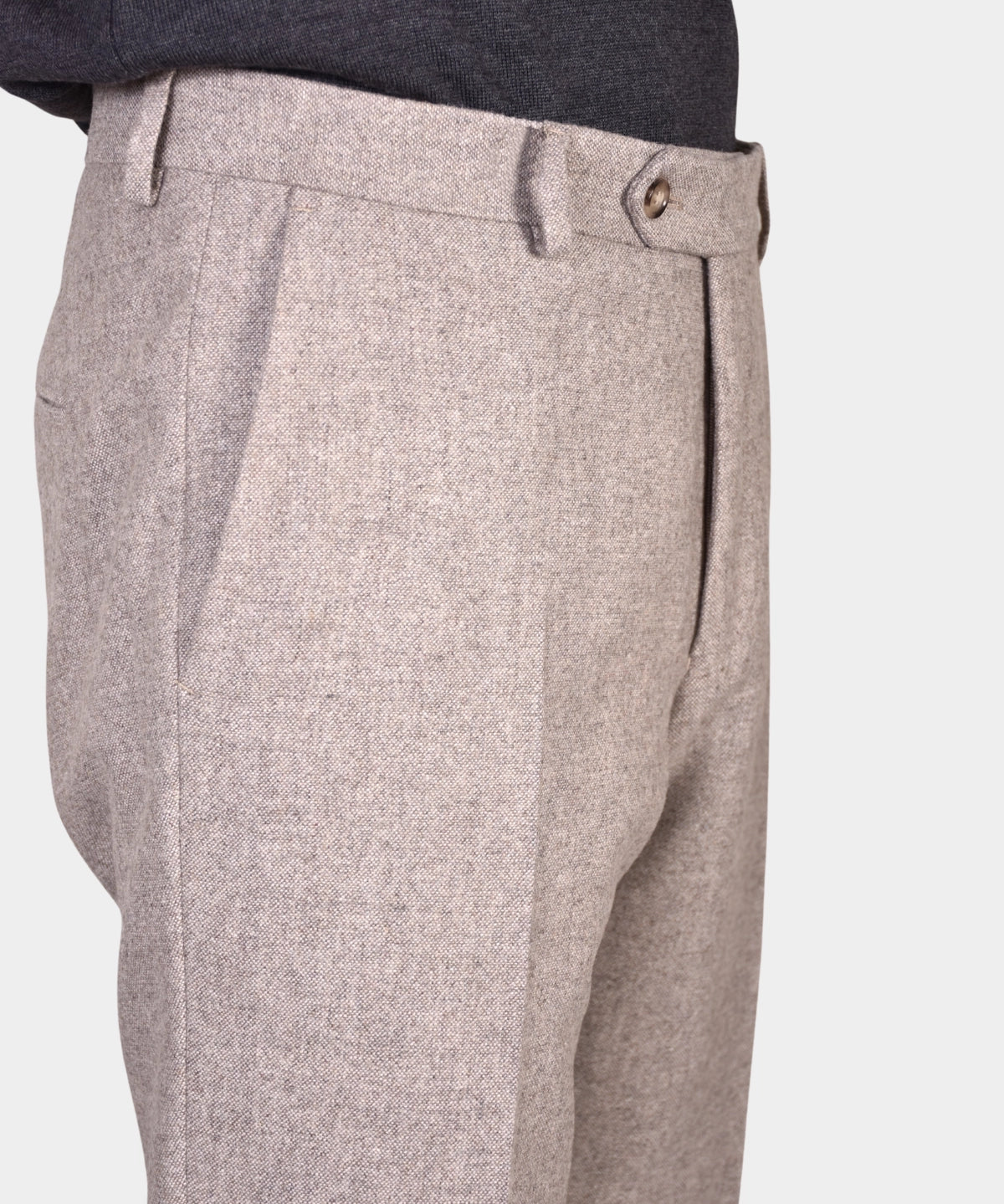 Dandy Trousers - White Beige - Hugo Sthlm