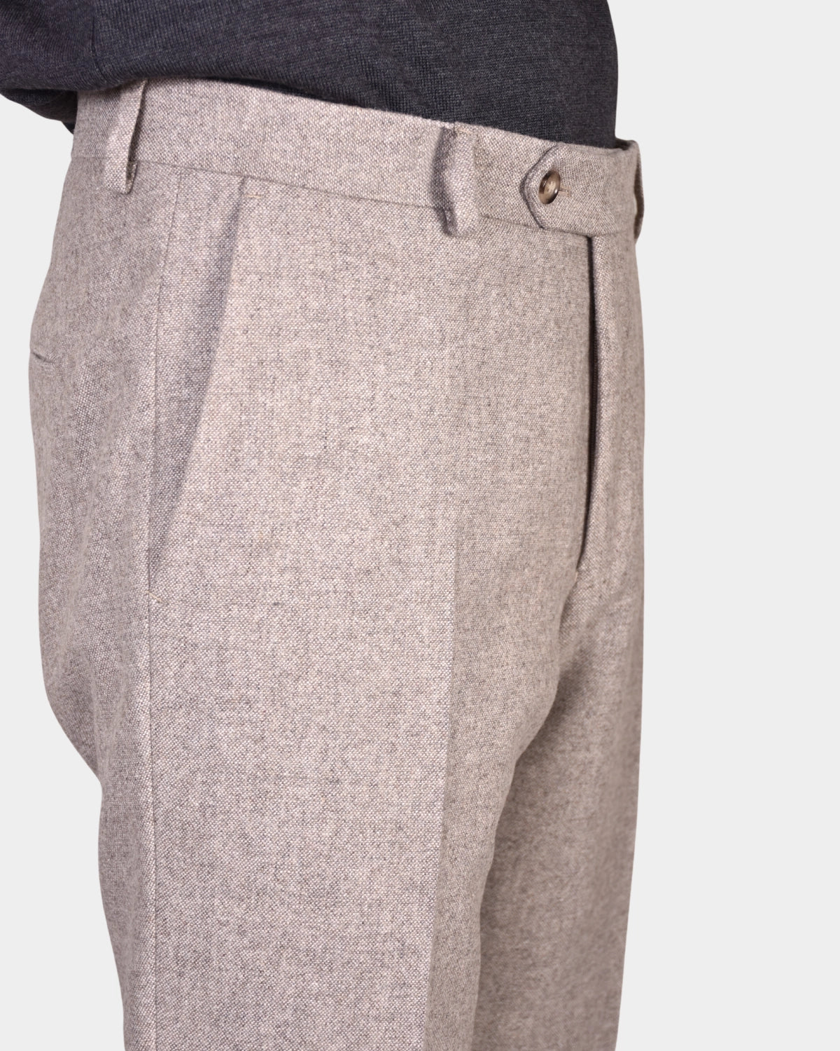Dandy Trousers - White Beige - Hugo Sthlm