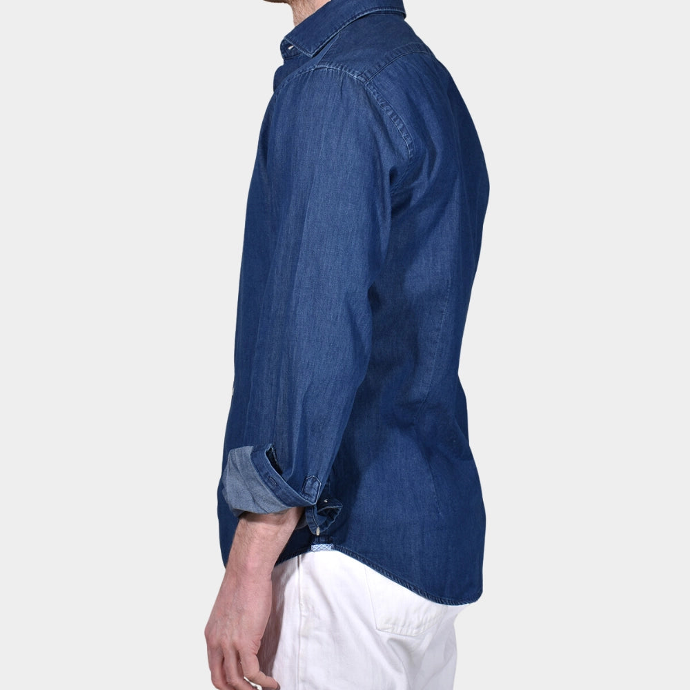 Denim Shirt - Dark Indigo - Hugo Sthlm