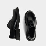 Derby Leather shoe - Black - Hugo Sthlm