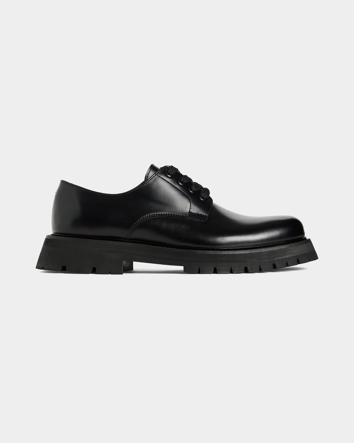 Derby Leather shoe - Black - Hugo Sthlm