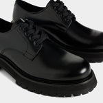 Derby Leather shoe - Black - Hugo Sthlm