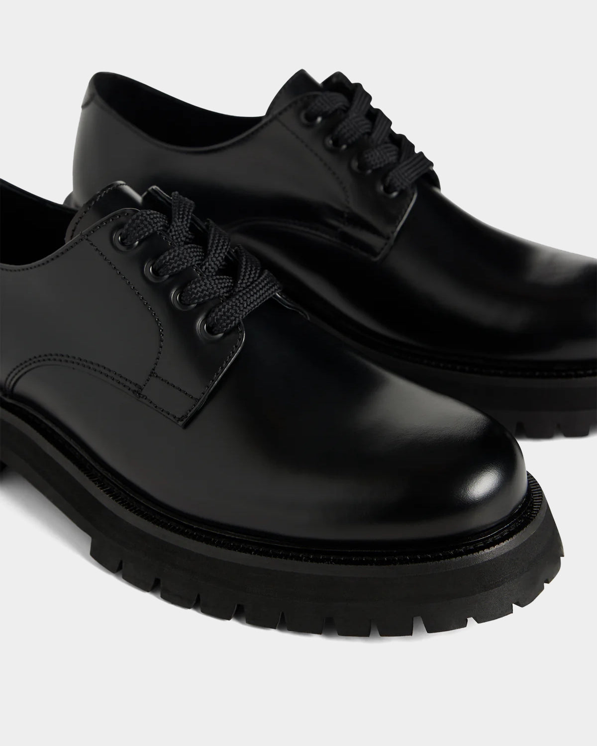 Derby Leather shoe - Black - Hugo Sthlm