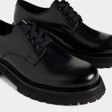 Derby Leather shoe - Black - Hugo Sthlm