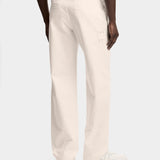 Devyn Straight Cotton Pants - Moonbeam - Hugo Sthlm