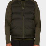 Dome Knit Hybrid Jacket - Forest Green - Hugo Sthlm